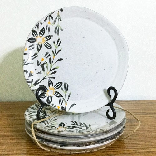 Set piatti insalata fiori - 4,