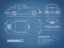 Poster - Porsche 356C