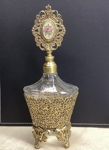 Bottiglia profumo ormolu tono