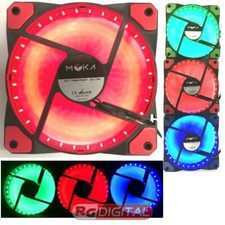 VENTOLA MYKA 12 CM 32 LED RED