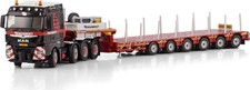 WSI, MAN TGX XLX 8x4 con rimorchio MANOOVR 6 assi MAMMOET, 1/50,  WSI410299