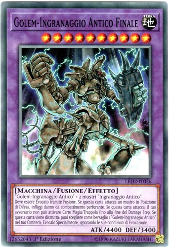 Golem ingranaggio - yu-gi-oh!, golem-ingranaggio