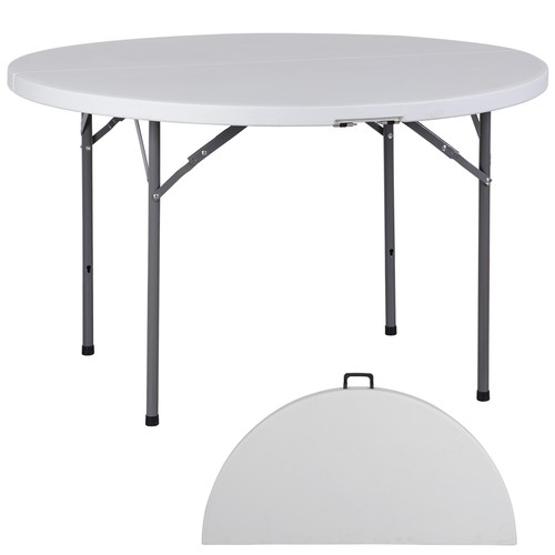 Tavolo pieghevole rotondo - , 4
