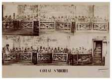 France, Bordeaux, Le caveau de Saint-Michel, Tirage vintage, ca.1885 France, Bor