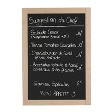 Lavagna nera da parete Legno