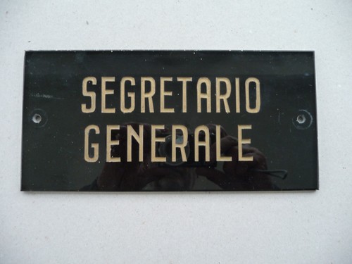 Vecchia targa vetro - vetro, "