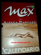 CALENDARIO ALESSIA MARCUZZI ANNO 1998 OTTIME CONDIZIONI