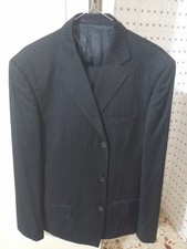 Vestito gessato uomo elegante, blu, taglia 48 marca Oviesse Classic, Nuovo.