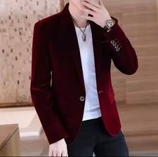 Giacca Uomo Velluto Elegante