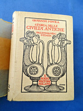 Pinza Storia Civiltà Antiche D'Italia Paletnologia Manuali Hoepli 1923