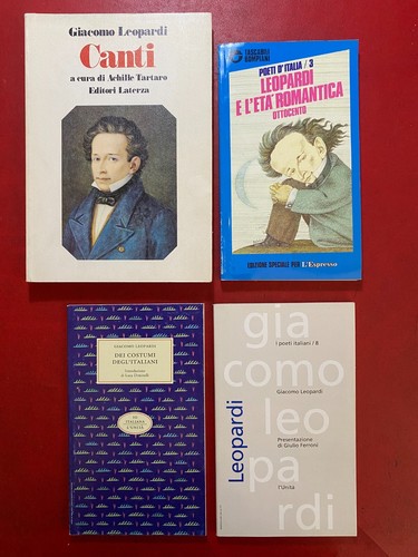 Giacomo leopardi lotto libri - leopardi,