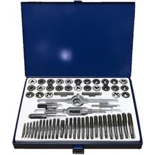 FILIERA 60pz MASCHI FEMMINE FILETTATURA CASSETTA M3-M12 METRICA POLLICI