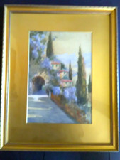 Antico dipinto paesaggio