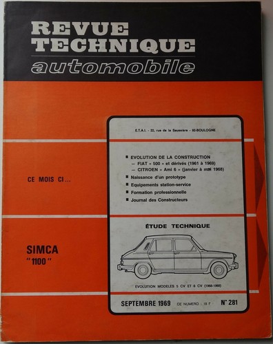 Rta 281 simca - 281, ,