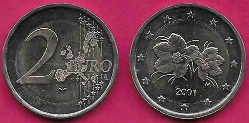 Finlandia euro 2001m unc - 2,