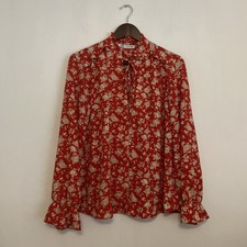 Camicia blusa Zara rossa