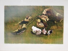 GIANCARLO CAZZANIGA: Litografia in Cornice, Firmata, Numerata 61/100. STUPENDA!!