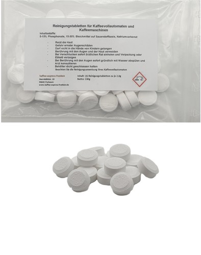 Pastiglie detergenti adatte - 25,