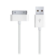 Cavo USB Caricabatteria per iPhone4 4s Bianco+adattare per attacco alla corrente