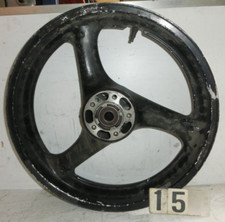 [15] CERCHIO ANTERIORE SUZUKI GSXR 750 DEL 1991 NERO, MISURE MT 17 X 3,50