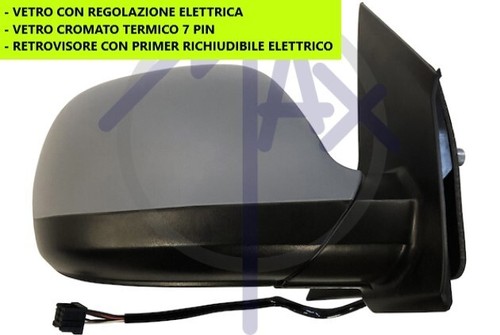 Specchio retrovisore elettrico - specchio,