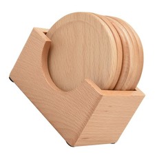  6 Pcs Sottobicchieri Bamboo