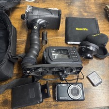 Sealife Sea Life fotocamera subacquea configurata con flash obiettivo grandangolare digitale 12 m