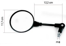 SPECCHIO SPECCHIETTO RETROVISORE MOTO RICHIUDIBILE DX/SX UNIVERSALE MOTO-ENDURO