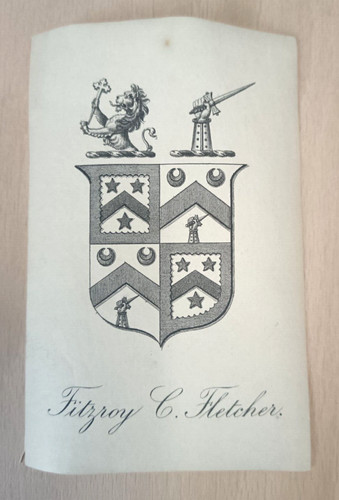 Unused antique libris - unused,