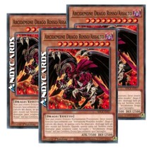 3x ARCIDEMONE DRAGO ROSSO/ASSALTO • Comune • SDCK IT017 • 1Ed • Yugioh ANDYCARDS