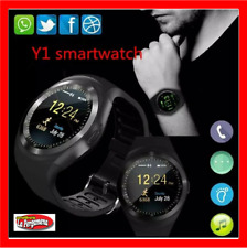 Orologio Bluetooth 696  Y1 Smart Watch Android SmartWatch Phone Call  Sim BLACK