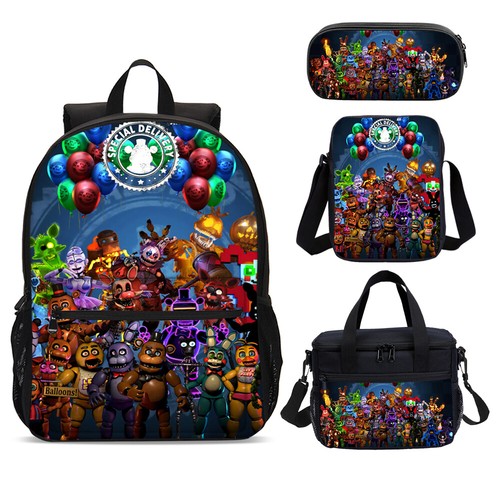 Lotto zaino scuola five nights - scuola,