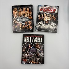 WWE Wrestling DVD Bundle Hell in a Cell Best of RAW 15th Aniv *See Description*