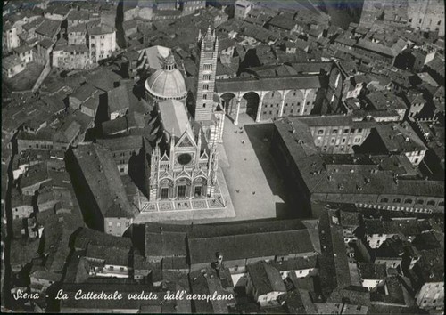 Siena cattedrale veduta - siena, la