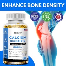 Calcium Capsules w/ D3+K2+B12
