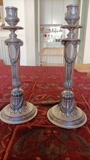 Coppia di Candelieri in Peltro