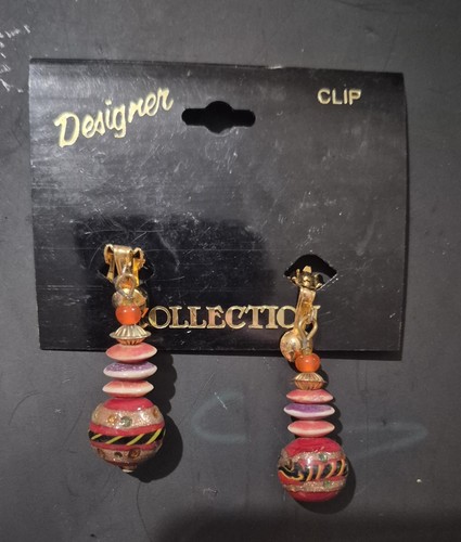 Orecchini clip vintage - orecchini,