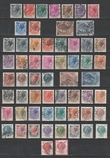 1953 1968 TURRITA SIRACUSANA ruota e stelle SERIE COMPLETA 59 BOLLI USATI
