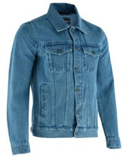 Giacca Uomo Blu Chiaro Denim