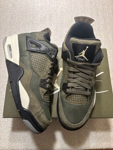 Nike air jordan green - 4, black