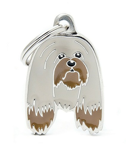 Targhetta cane lhasa apso - id,