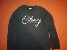 FELPA SCRITTA/LOGO OBEY VINTAGE OTTIME CONDIZIONI TAGLIA XL UNISEX