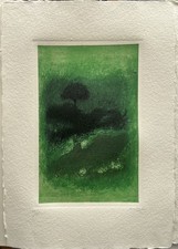 litografia firmata e numerata di carlo mattioli. 35 per 50 cm misura foglio