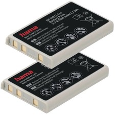 2x Hama batteria agli ioni di litio adatta per Nikon EN-EL5 CoolPix P510 P520 P530 P5000 P5100