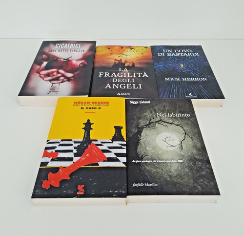 Lotto libri romanzi thriller - 5,