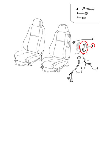 Airbag sedile laterale - airbag,