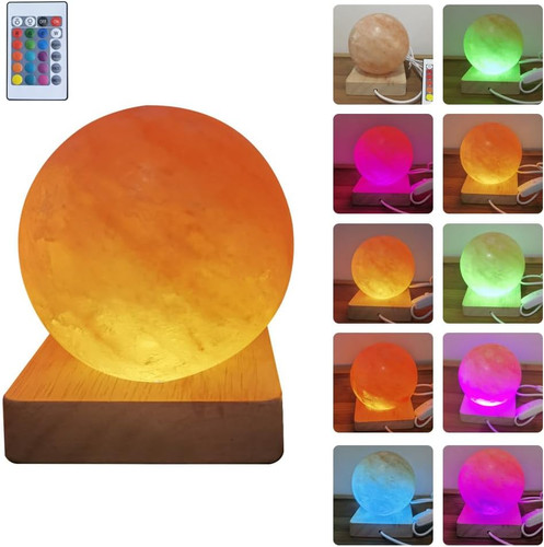 Lampada sale usb - di, legno