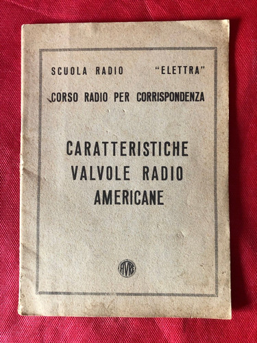 Scuola radio elettra fascicolo - radio,