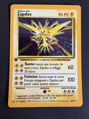 Carta pokemon zapdos - zapdos, #16