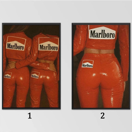 Poster marlboro rosso ragazza - marlboro,